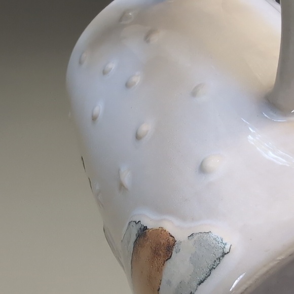 Rae Dunn ALL IS CALM Christmas Reindeer Mug 🦌Allover Snow & Star Detail - Picture 5 of 5